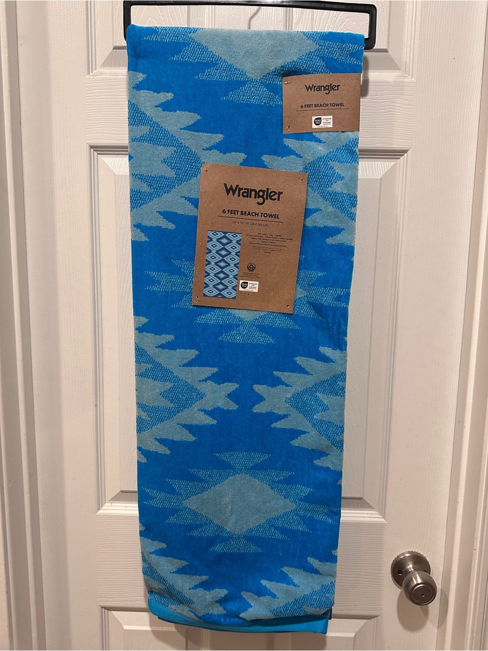 Wrangler Blue Patterned Beach Towel
